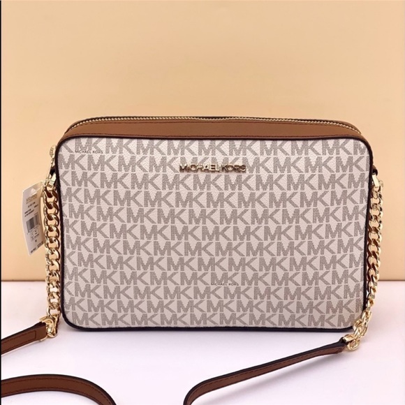 Michael Kors EW Crossbody Vanilla - Picture 2 of 11